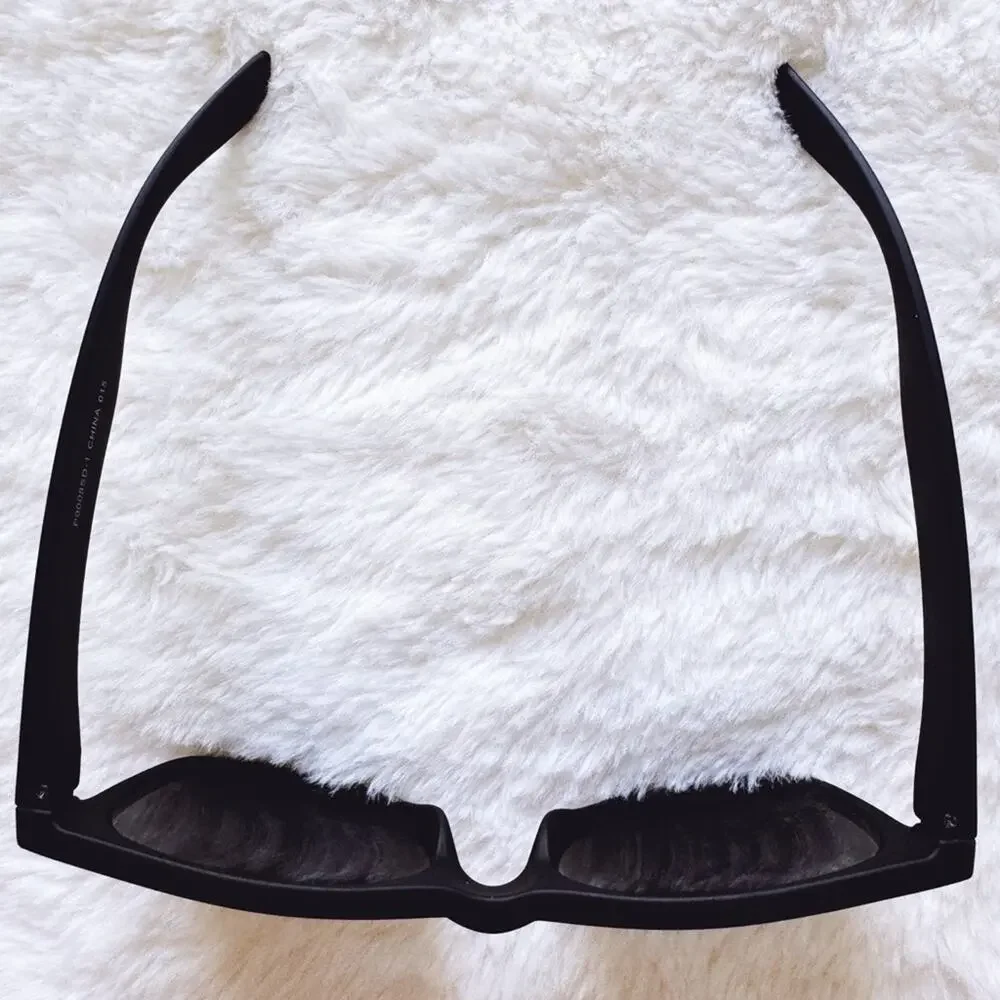Luke Matte Black Polycarbonate Sunglasses